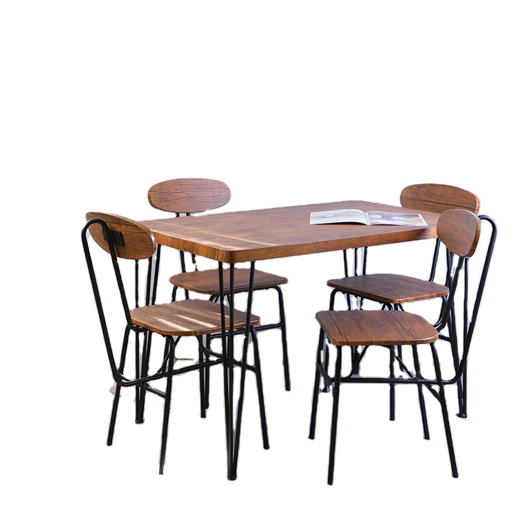 5 Piece Dining Table Free Shipping Sample 4 Chair Made Set Steel Dining Din Table Set With 4 Seat Chair Set In China